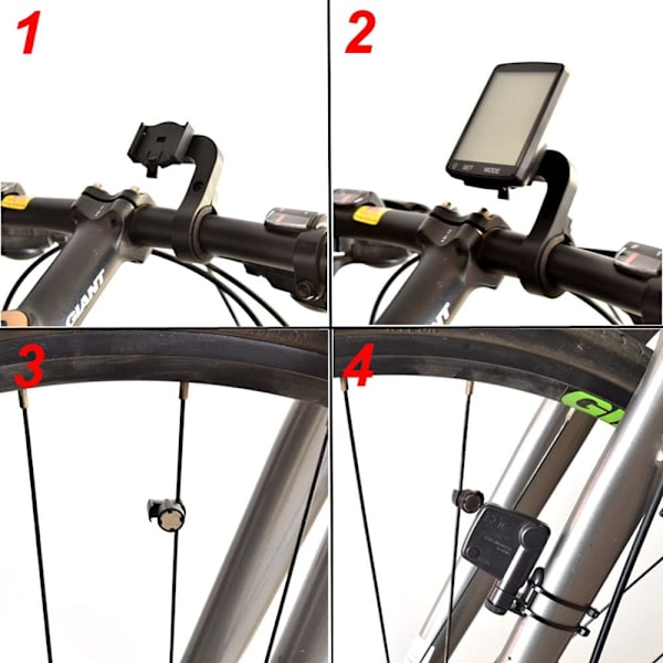 Trådløs cykelcomputer 12 funktioner Vandtæt speedometer Speedo