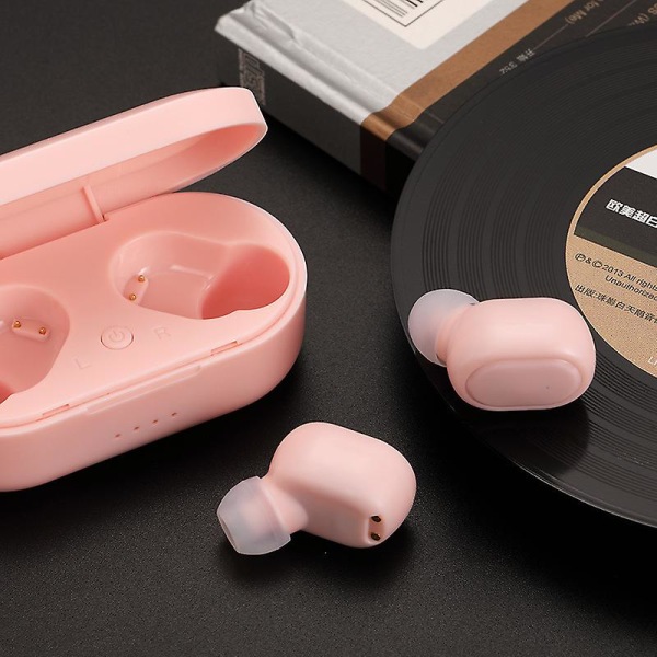 M1 Tws Wireless Mini In Ear Bluetooth Headset（Rosa）