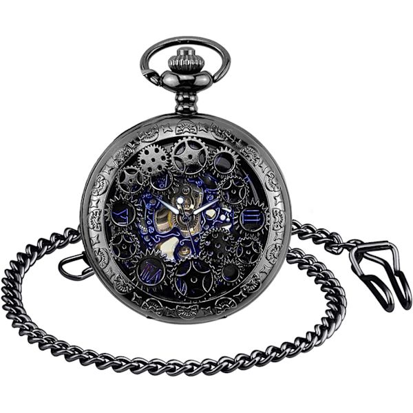 Mekanisk Lommeur til Mænd, Vintage Lommeur, Steampunk