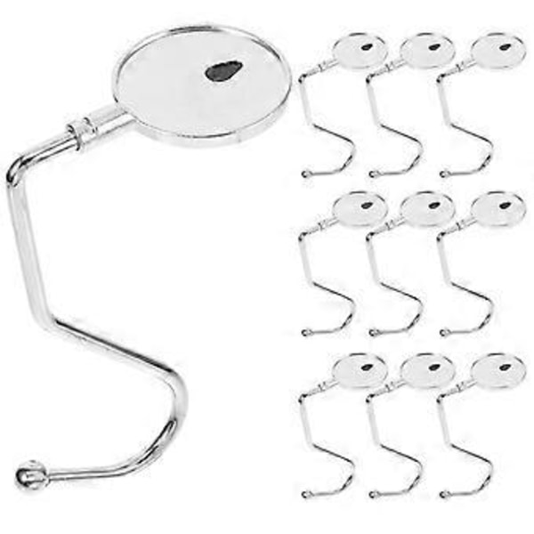 10 stk. taskekrog, taskeholder, bordkrog, taskeholder til bord