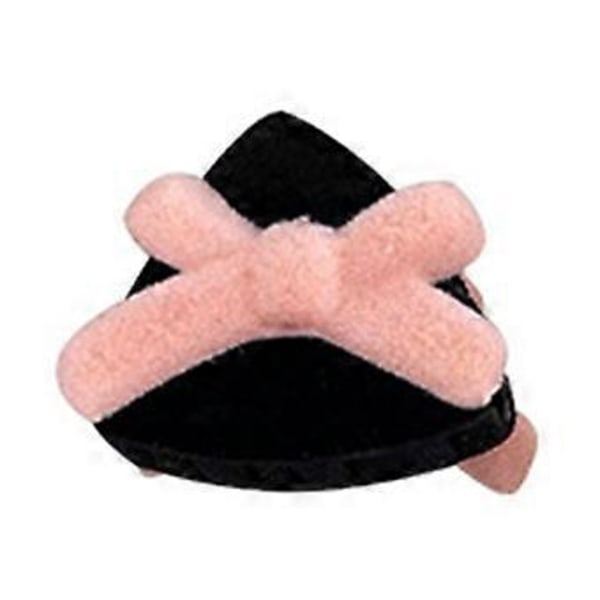 Mini Sløyfe Hårklype Prinsesse Katteøre Hårnål Søt Håndlaget Søt Hårøre Nåler Hårnål Hodeplagg for Kvinner Jenter Rosa Pink