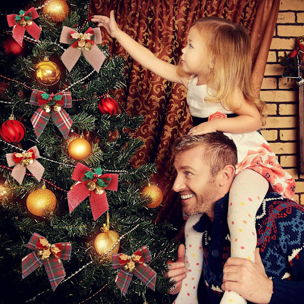 12 stk. julebånd, gavebånd, julefestbånd, julebånd