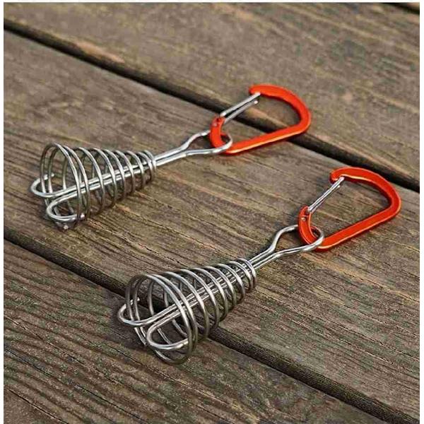 10 stk Bungee Cords Teltstrammere Fisk Justerbar Fotanker, C