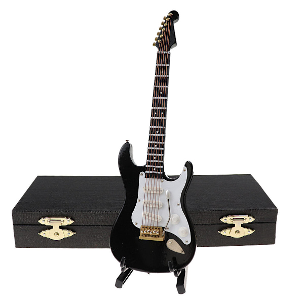 Miniatyrgitarrmodell Simulering Elektrisk Gitarr Musikinstrument M