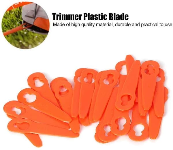 24 stk. plastskjærhoder, erstatningsblader for Stihl Polycut 2-2