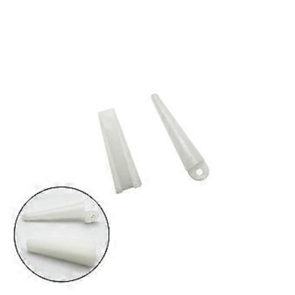 Bärbara Robusta Plastmaterial Smyckestänger Ersättningsbackar För Plattång för Smyckeskonstnärer 2-pack Universal stainless