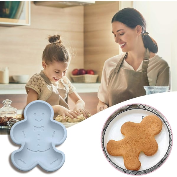 Påsketema kageform, Gingerbread Dinosaur silikone fondant Mo