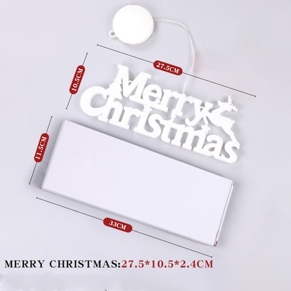 Julbrev belysning LED-lyktor