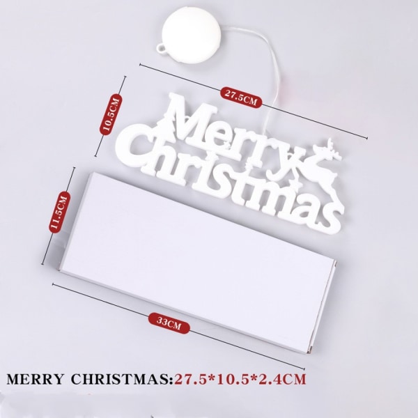 Julebrev belysning LED-lykter