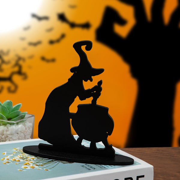 1 stk Halloween Heks Apotek Desktop Ornament