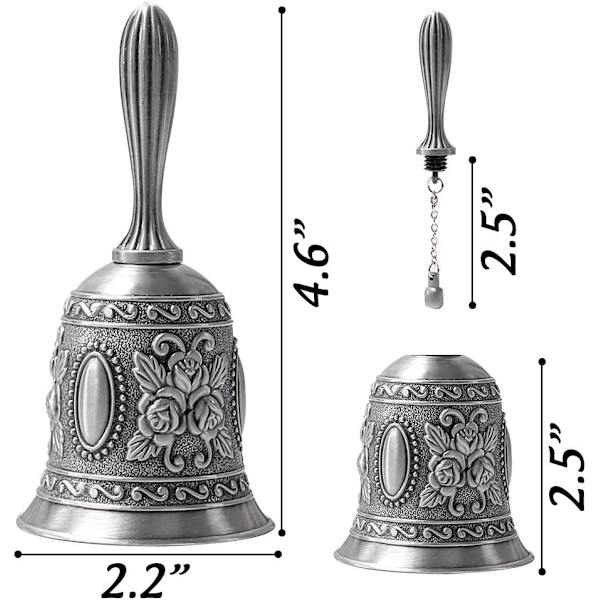 Silver handklocka ringklocka mässings bröllopsklockor