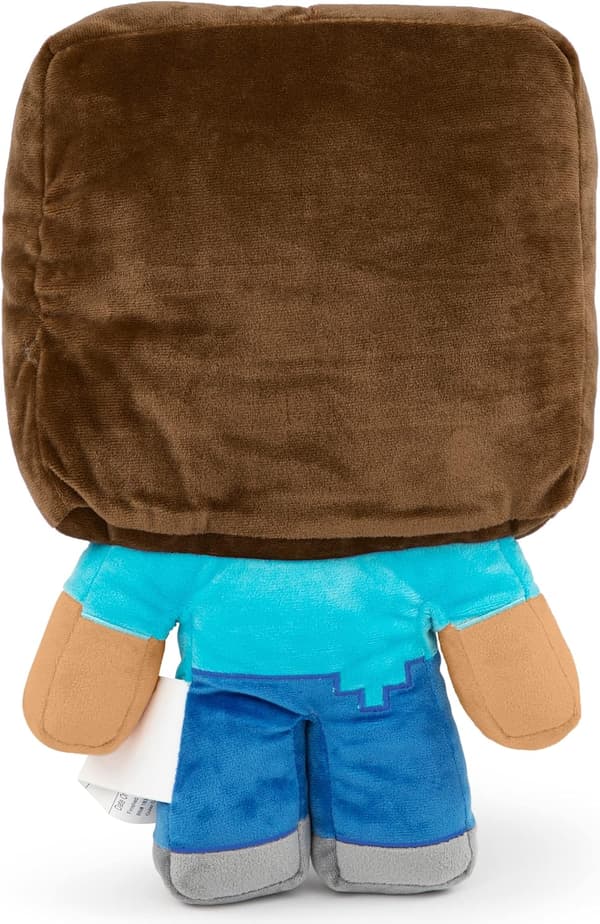 Minecraft Steve, Pude - 39cm Bred - 100% Super Bløde Polys