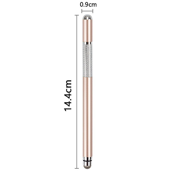 Stylus-penner for berøringsskjermer, stylus for iPad, iPhone og nettbrett, roségull