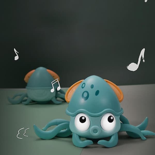 Krypende krabbe-babyleker med lys og musikk krabbe-leker med sensorhinder（2）