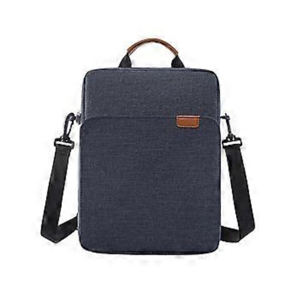 Pekskärms Tablet Väska Fodral Crossbody Väska Yttre Ficka med Dragkedja för Mindre Saker Organiserad Slitstark Tålig Dammtät Handväska (L Blå) L Blue