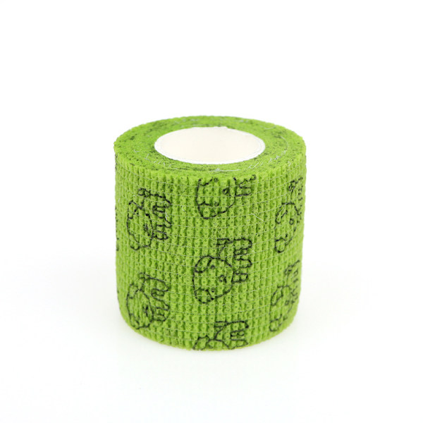 6-delad självhäftande elastisk bandage av non-woven 7,5 cm * 4,5 m viktlyftning