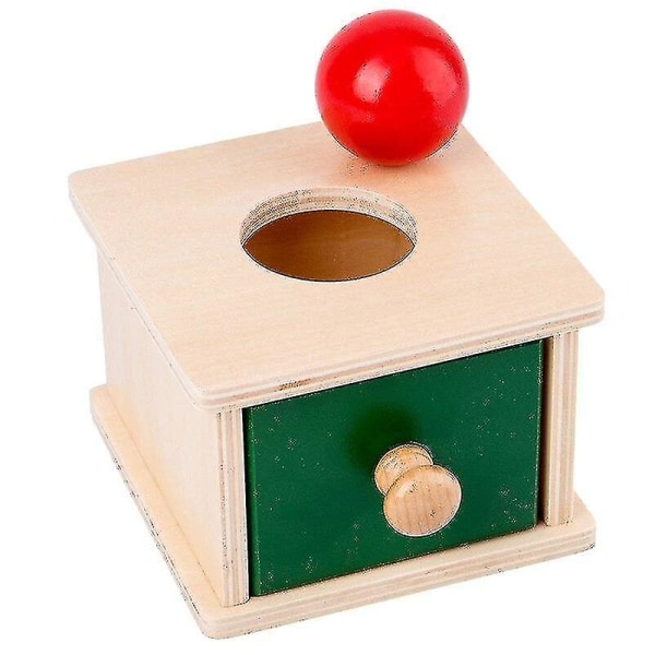 Wooden Toys Tray Corner Object Standing Balltoys Training