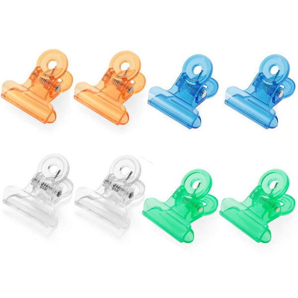 8 stk. negletipklemmer, C-kurve neglespænde klemmer gennemsigtig fingerforlængelse UV LED builder DIY manicure finger