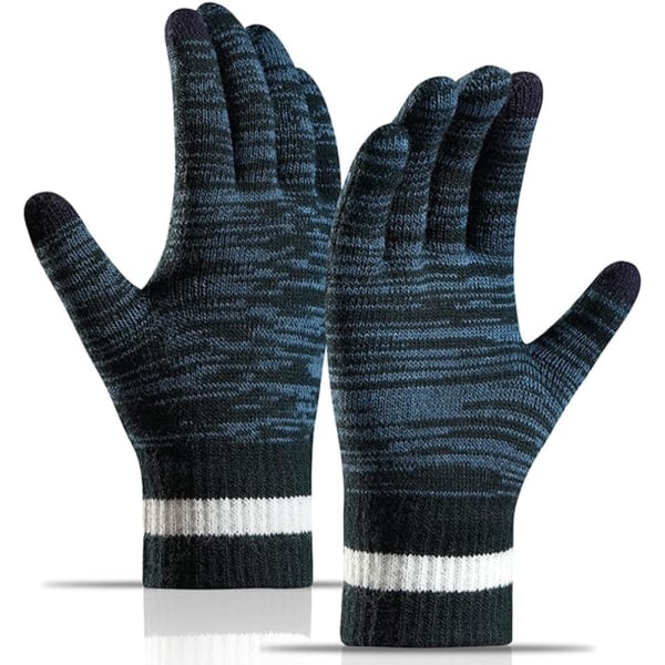 Vintervarma handskar för män kvinnor, unisex förtjockning mjuk handske Wa