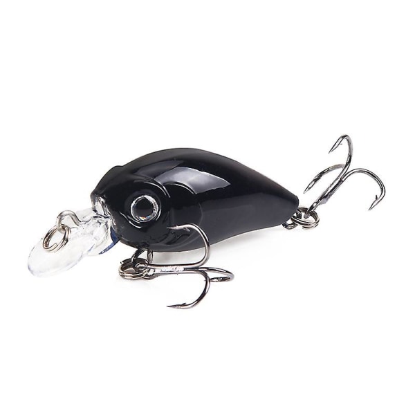 Fiskesluk, 2 stk plast hardbait fiskekroker 3d kunstig fiskesluk, wobbler kunstig agn sluk 4,5 cm (7)