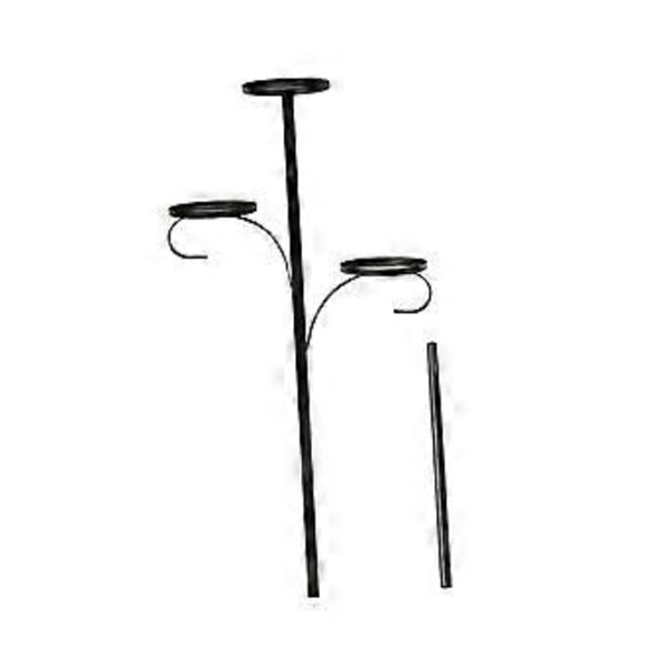 Metall Ljusstake Ljushållare 3 Våningar Dekoration Ljusstativ Ornament för Thanksgiving Födelsedagsfester Vardagsrum Skrivbord (3 Sektioner) 3 Section