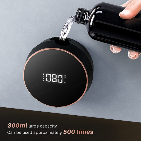 Mobil mousse vaskemaskine væg sæbedispenser infrarød induktion automatisk sæbedispenser genopladelig usb