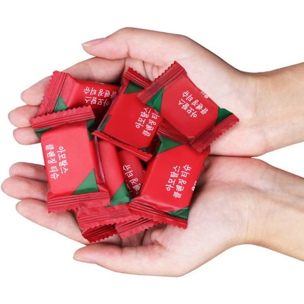 100-pack komprimerade handdukar, minikomprimerade, engångsbomull till