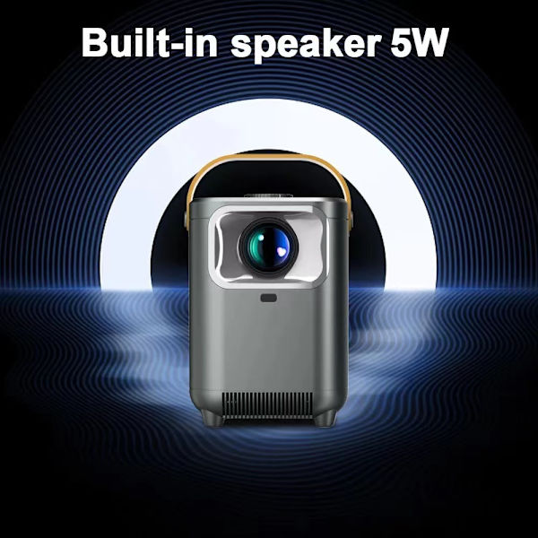 4k-projektori, jossa 260 ANSI 8000L, tukee 2,4 GHz:n WiFiä ja Bluetooth 5.0:aa