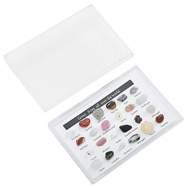 1 Låda Miniatyr Oregelbundet Formade Stenar Hem Skrivbord Pryder Samlarstenar