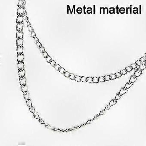Piggbelagt choker-halskjede i lær for alternative moteentusiaster Green