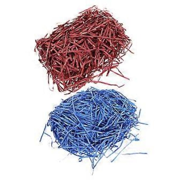 2 Förpackningar Strimlat Papper Krusigt Papper Strimmel Presentförpackningsfyllning Bröllopsmaterial