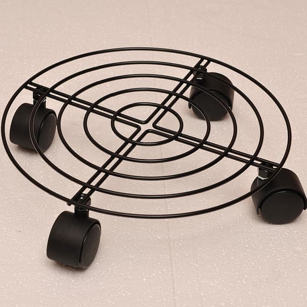 Växtvagn 3 st x diameter 11\" Coaster Flower Roller Trans