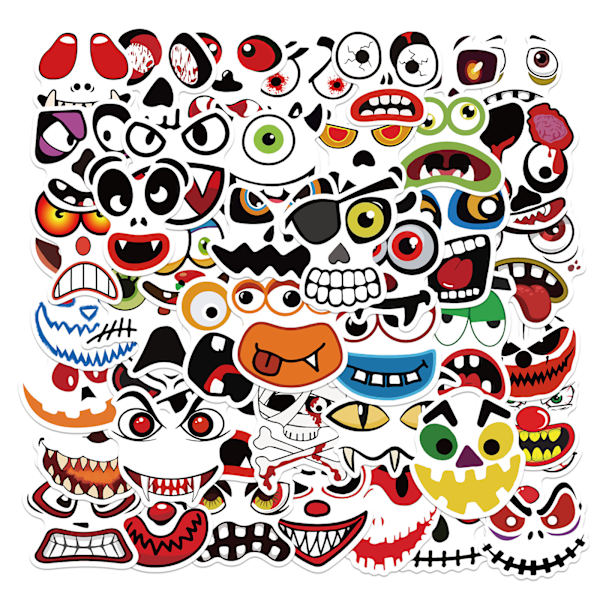 50 Halloween-kurpitsan hymiötarraa
