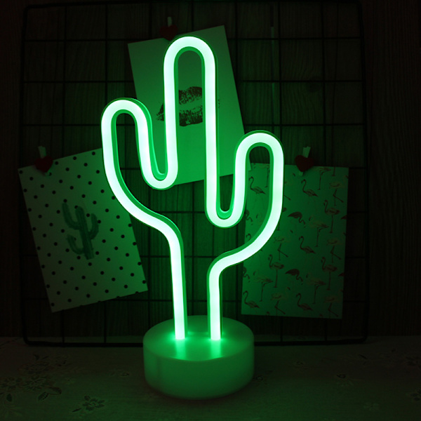 LED Neonljusskylt Väggdekor Nattelampa USB/Batteridriven N