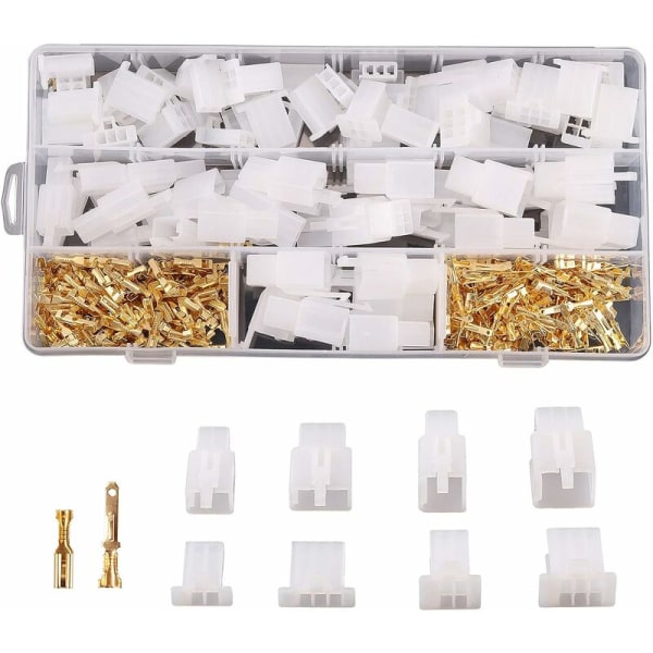 480 stk. 2,8 mm bilstikssæt 2 3 4 6 stift bilstik