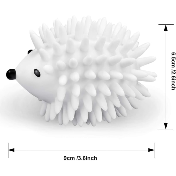 4 st Igel Torkbollar Återanvändbara Igel Tröja Kjol Tvätt