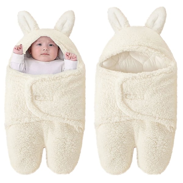 Babys vintersovsäck för nyfödda unisex nyfödda kläder babysovsäck M vit