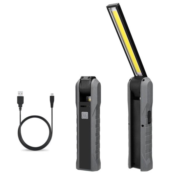 2 stk. genopladelig arbejdslampe, superlys inspektionslampe, portabel