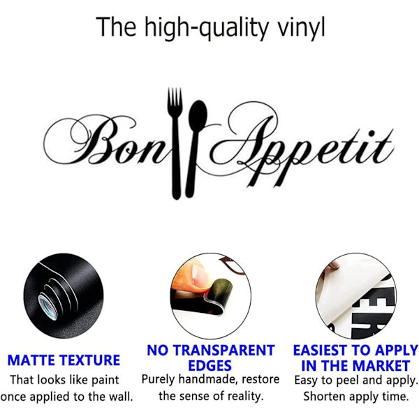 Bon Appetit Stickers, Bon Appetit Sticker, Bon Appetit Citat, Rød