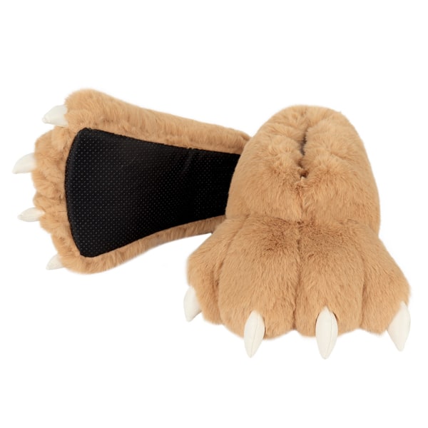 Camel Plush Bear Claw Tøfler Bear Claw Tøfler
