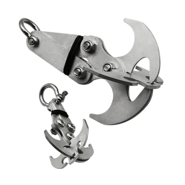 2 st Grappling Hook Multifunktion Klo Rostfritt Stål Utomhus Cl