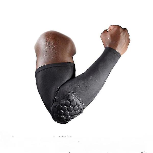 Arm Protection Sleeve, Arm And Elbow Guards For The Support And Protection Of The Forearm - Black - Aespa