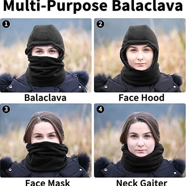Vinter utomhus ridning varm mask förtjockad och förstorad vindskydd