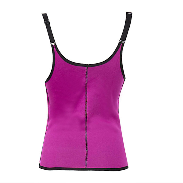 3 Clip&amp;1 Zip 6 Stålbenet Taljetræner Korset Sport Træning Body Shaper Mavekontrol（4XL Rød）