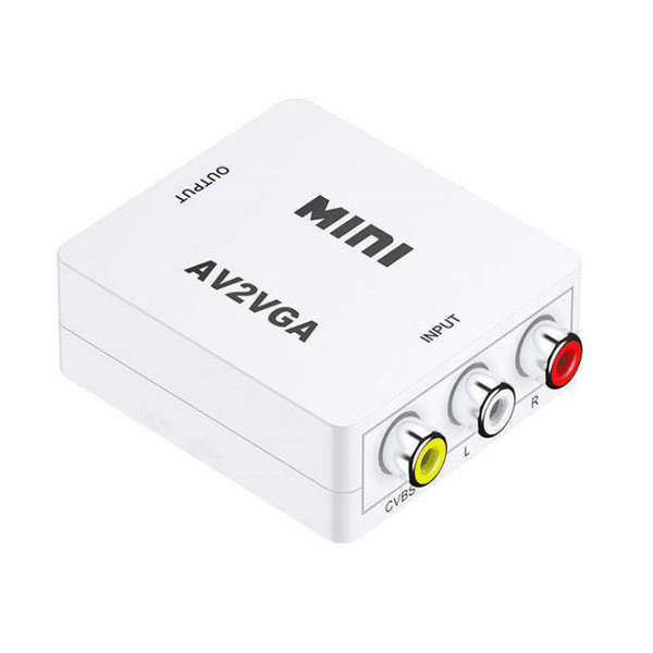 AV To HDMI convertisseur de signal vidéo AV2HDMI AV To HDMI AV To HDMI -Blanc