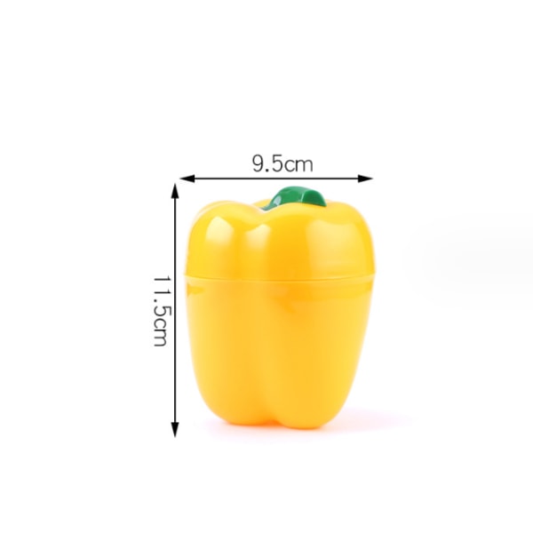 4-pack förvaringslåda, citronbevaringskål, plastgrönsak