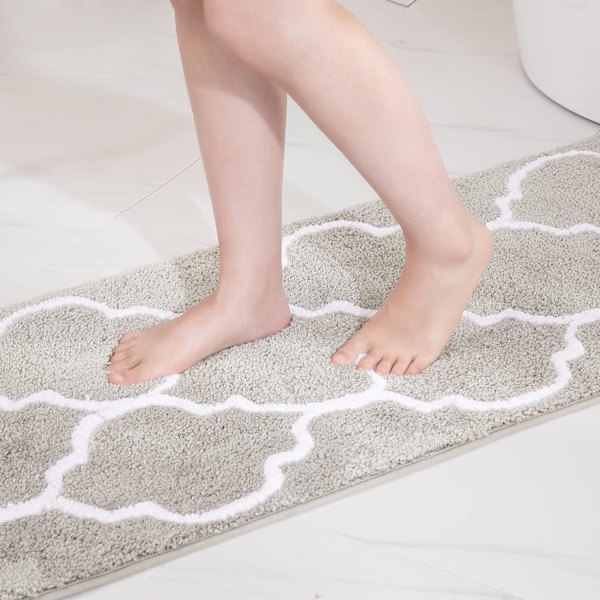 Marockanskt mönstrat rektangulärt badrumsmatta dusch entrématta Sof