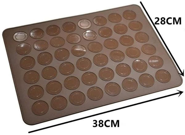 Silikon Macaron Matte og Fondant Cookie Cutter Set