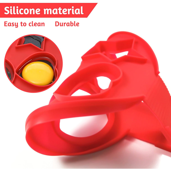 2 stk. silikone pandekageform, non-stick kageform til omelet pandekage