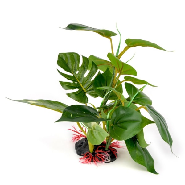 Realistic Looking Artificial Aquarium Plant Ornament for Green Deco Aquarium